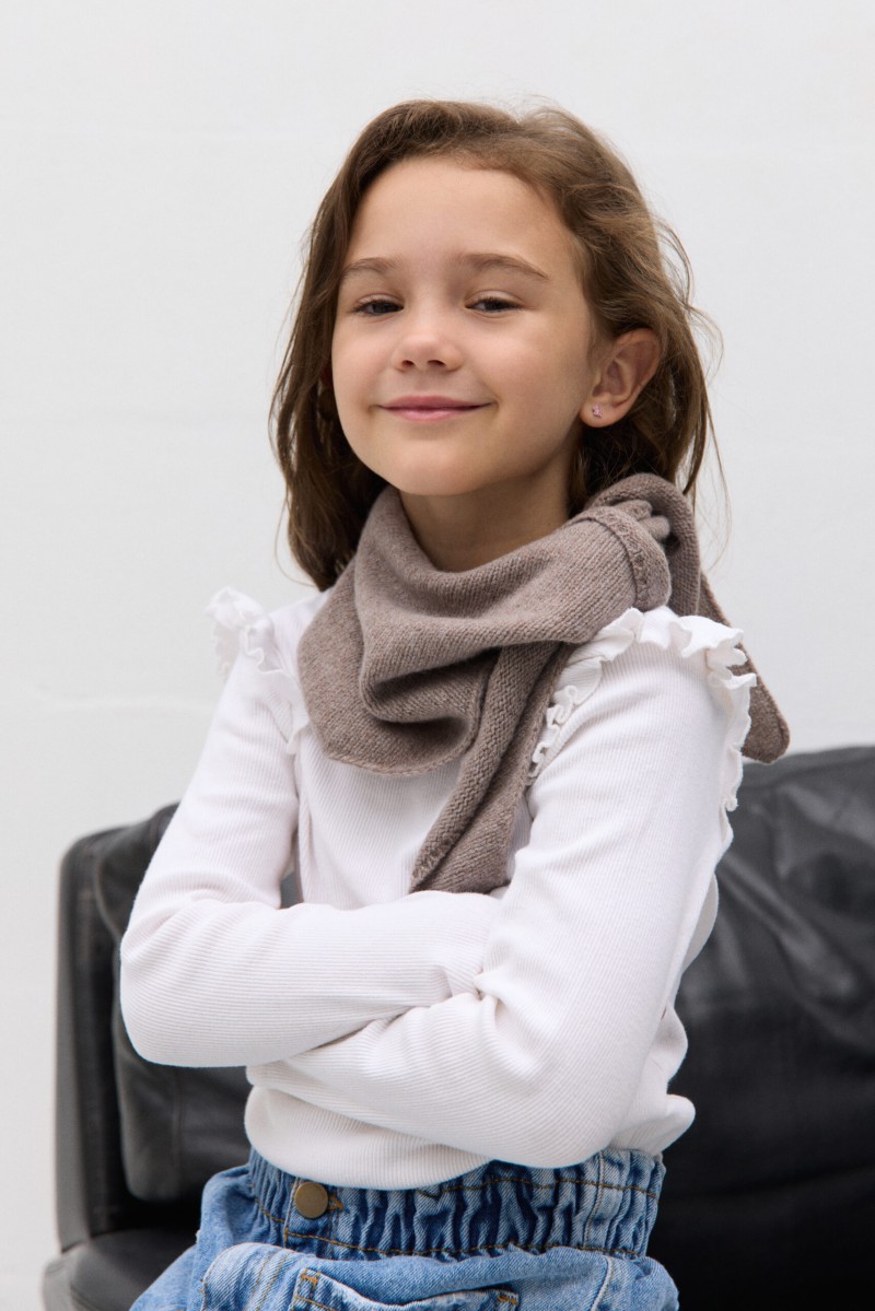Šátek Mini - Detská šatka z merino vlny s kašmírom