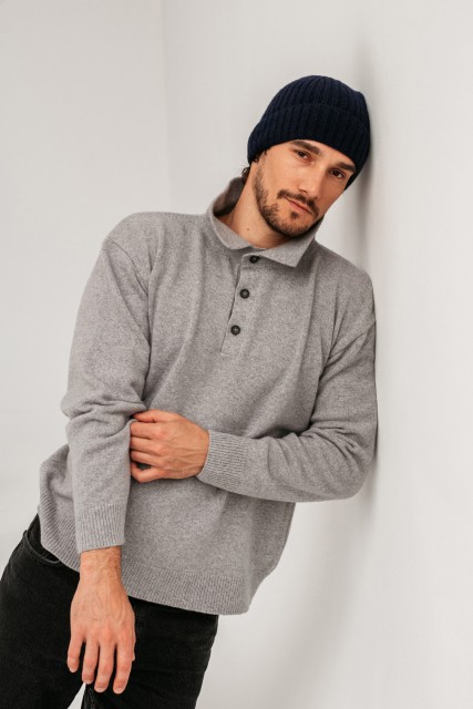 Sveter Polo - Pánsky Kašmírový sweter