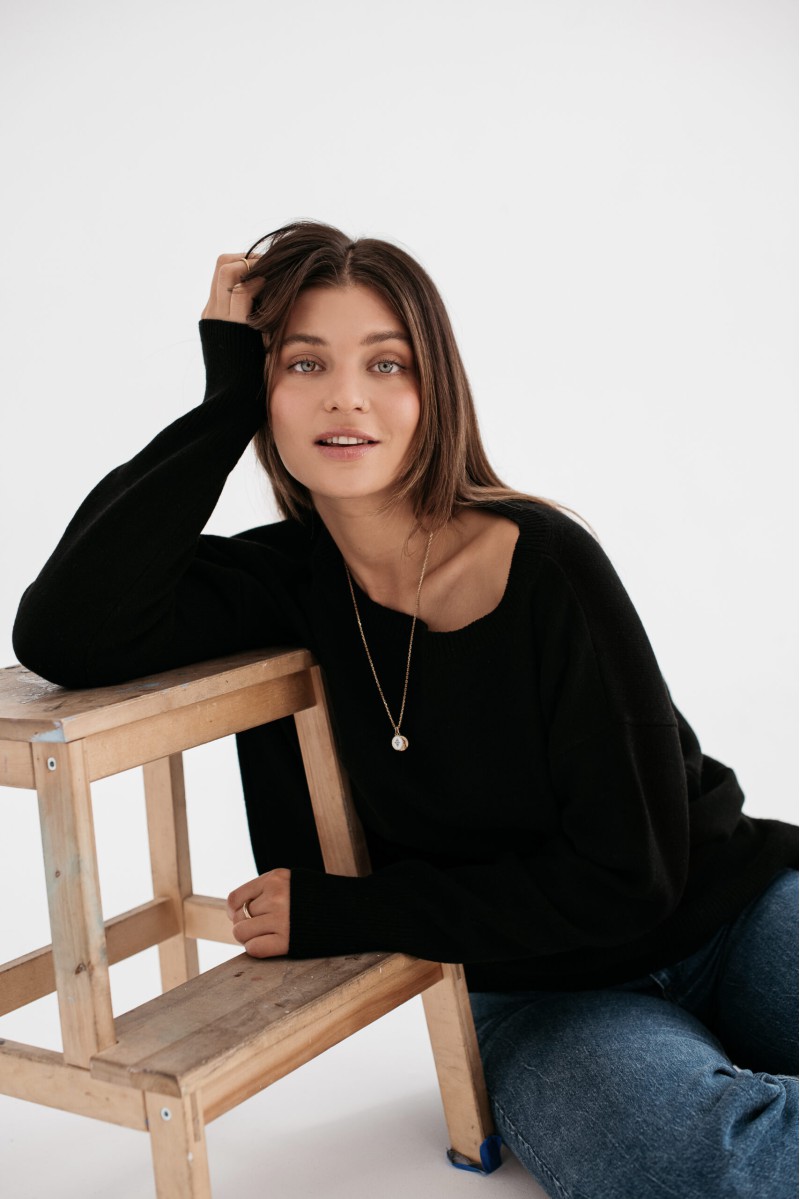 Dorly - Elegantný sveter z kašmíru a vlny