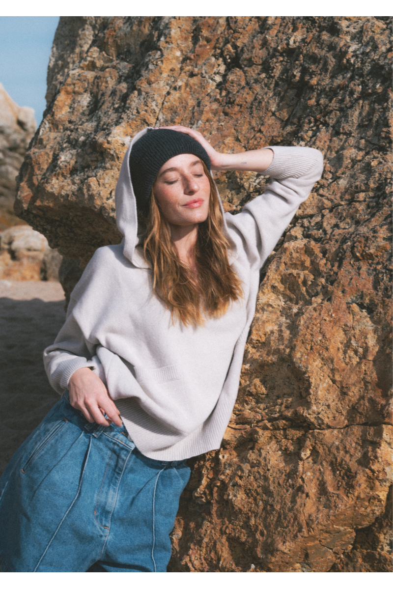 Bianca - Vlnená mikina s kašmírom