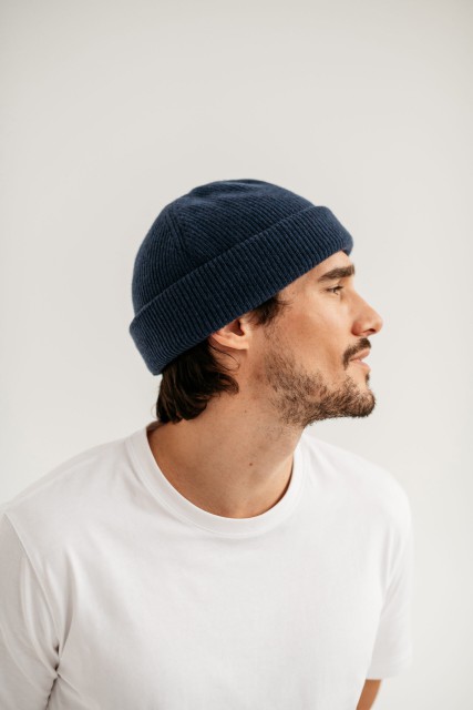 Luca - Pánska čiapka docker z vlny a kašmíru