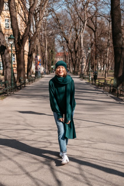 Ampio - Vlnený sveter s prímesou kašmíru