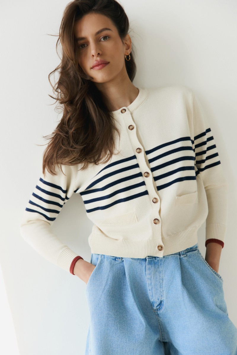 Cardigan Fiocco Latte