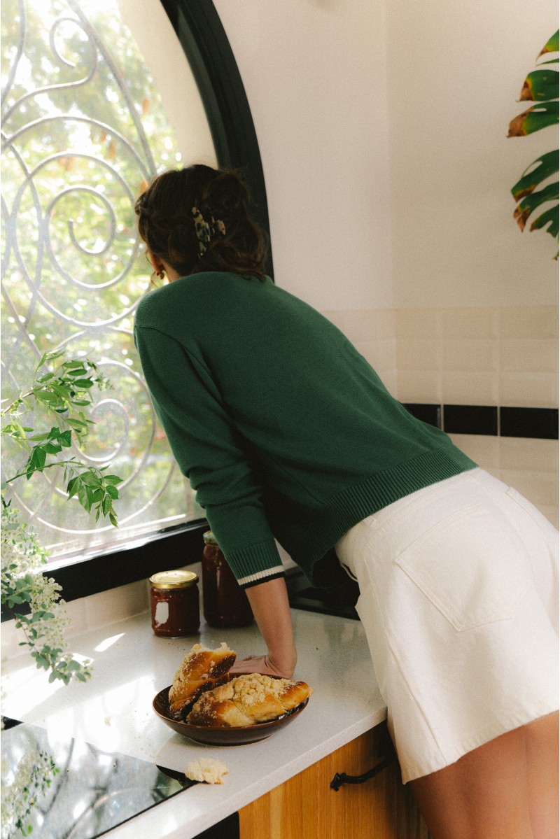 Cardigan Fiocco Erba