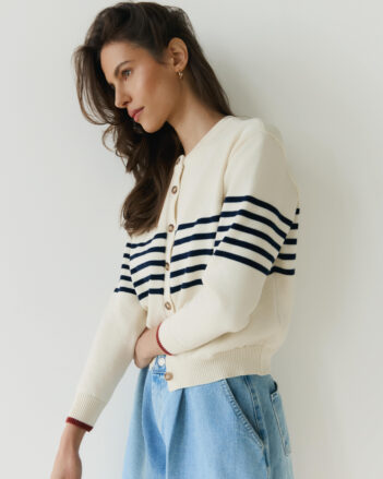 Cardigan Fiocco Latte